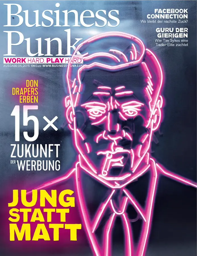 Business Punk , Jung statt Matt, photographed by Christoph Neumann
