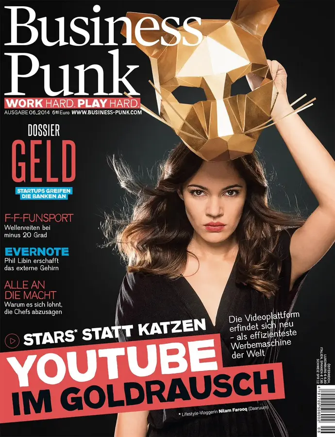 Business Punk , YouTube im Goldrausch, photographed by Christoph Neumann