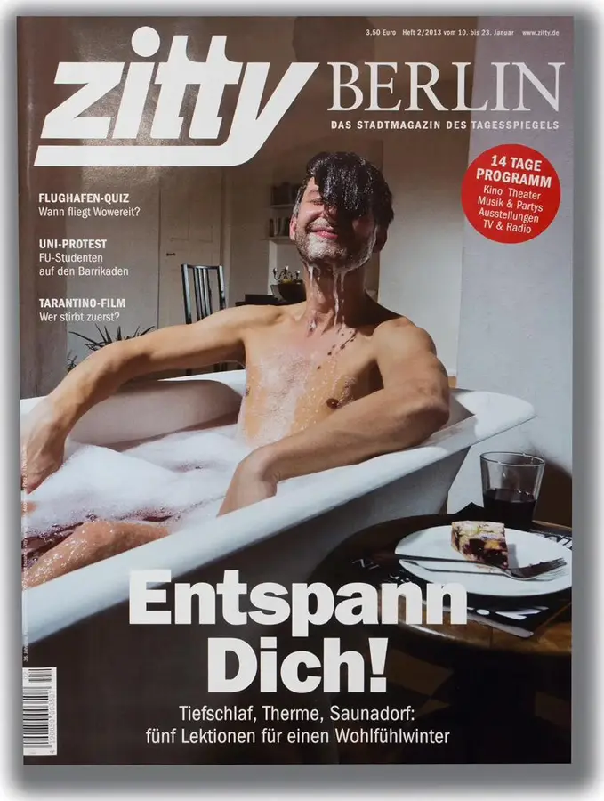 Zitty Berlin , Entspann Dich, photographed by Christoph Neumann