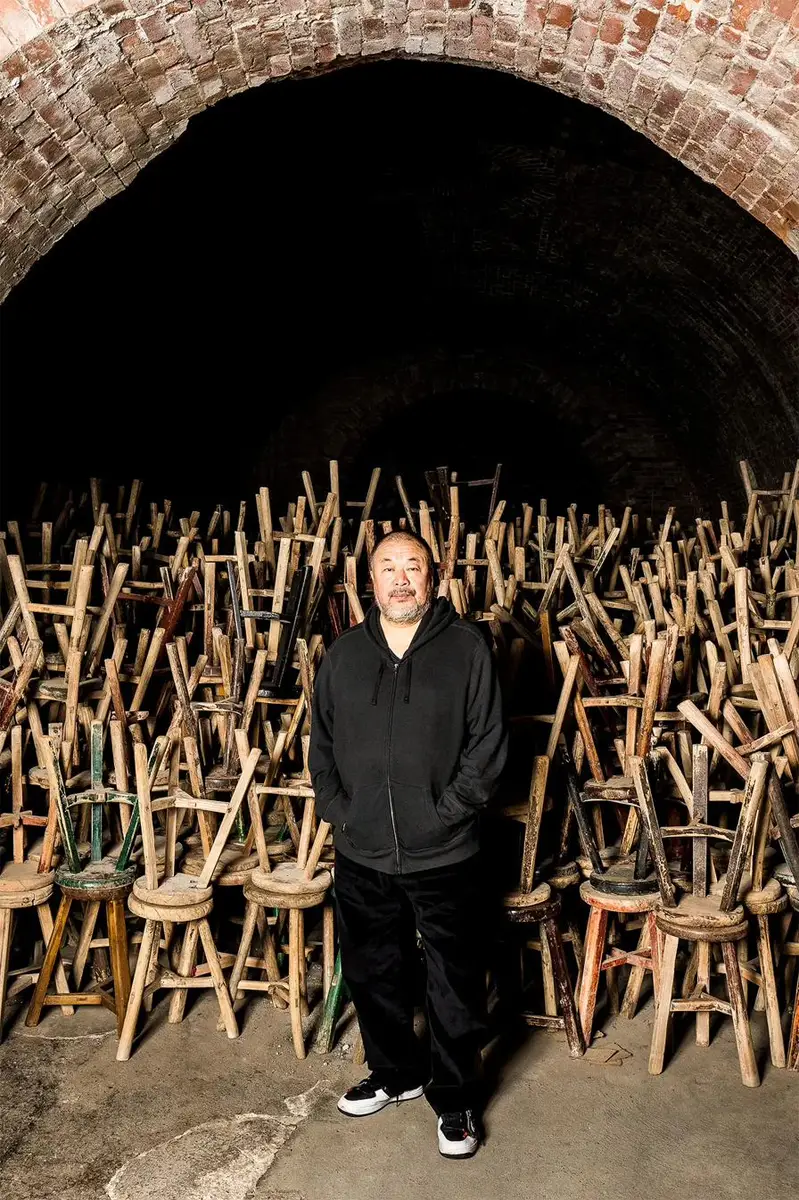 Ai Weiwei, Artist, photographed for de Volkskrant by photographer Christoph Neumann, Berlin