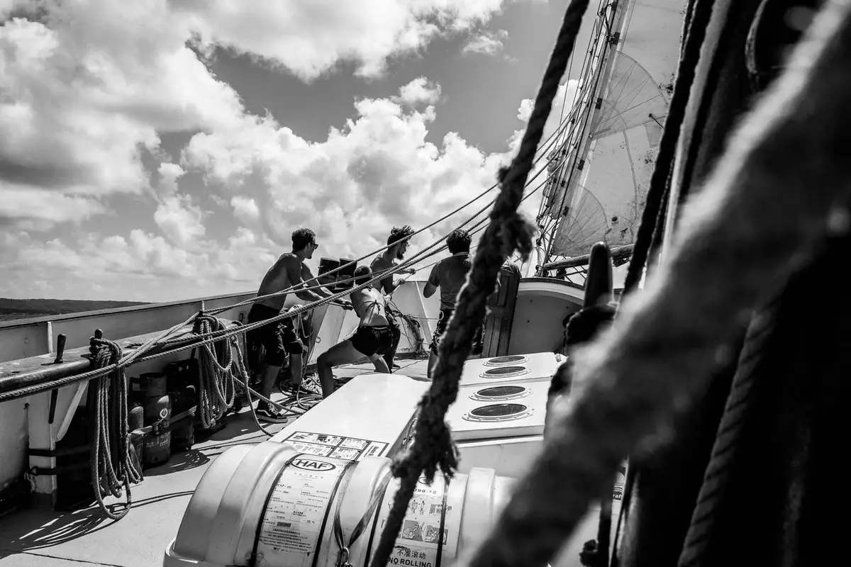 Avontuur, Sailing Cargo Reportage, Guadeloupe by photographer Christoph Neumann, Berlin