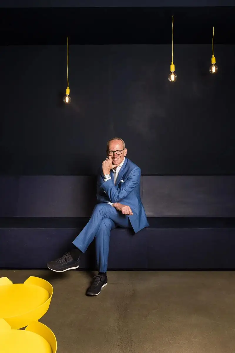 Dr. Karl Thomas Neumann, CEO, photographed for Der Spiegel by photographer Christoph Neumann, Berlin