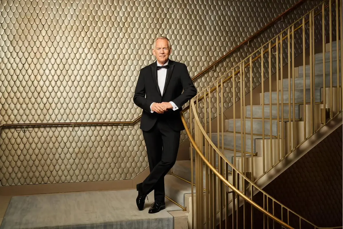 Johannes B. Kerner, TV Host, photographed for ZDF by photographer Christoph Neumann, Berlin