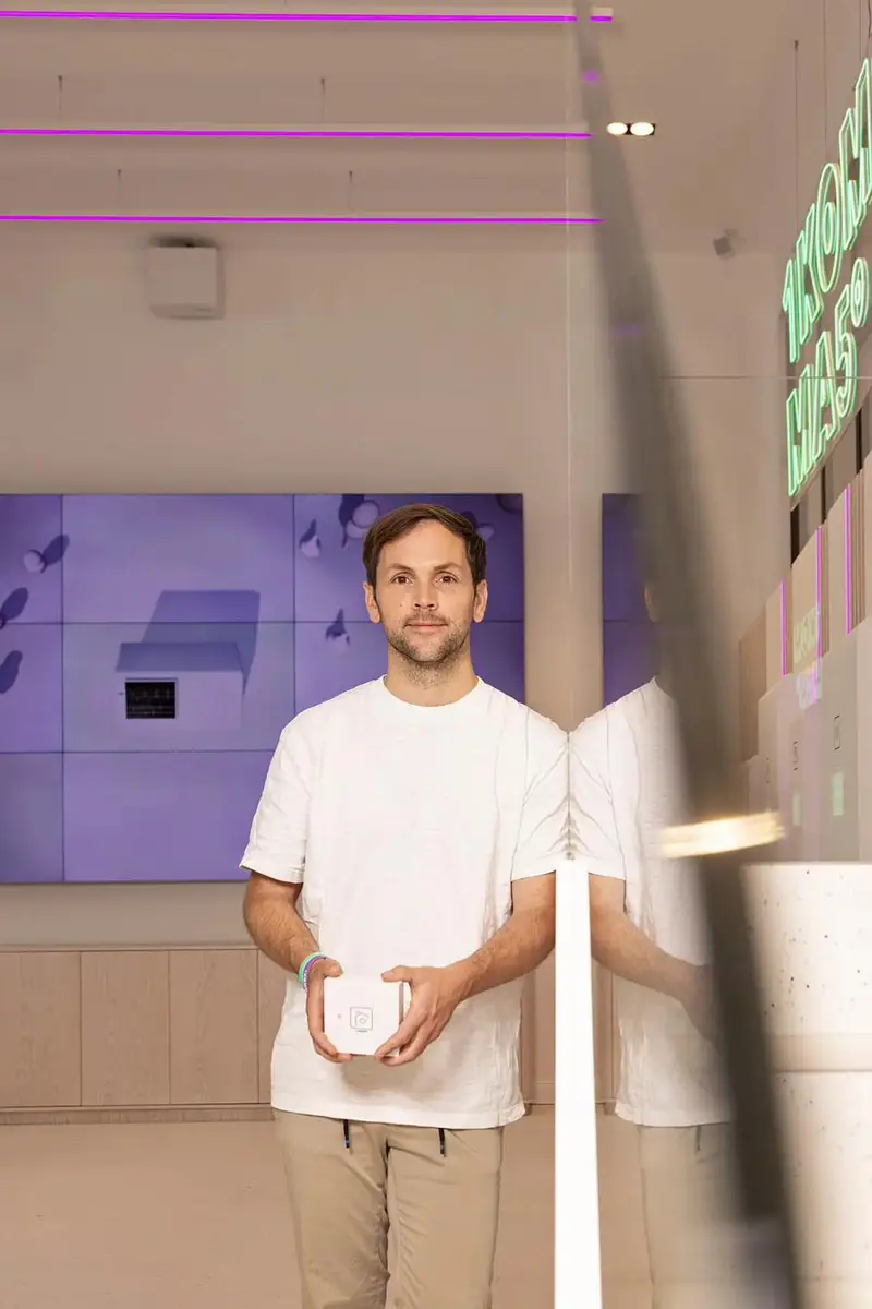 Philipp Schröder, CEO 1KOMMA5°, Hamburg by photographer Christoph Neumann, Berlin